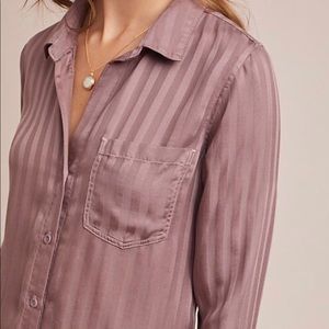 Cloth and Stone by Anthropology Mauve Blouse